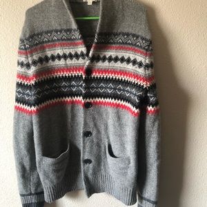 Gap 55% wool sweater cardigan